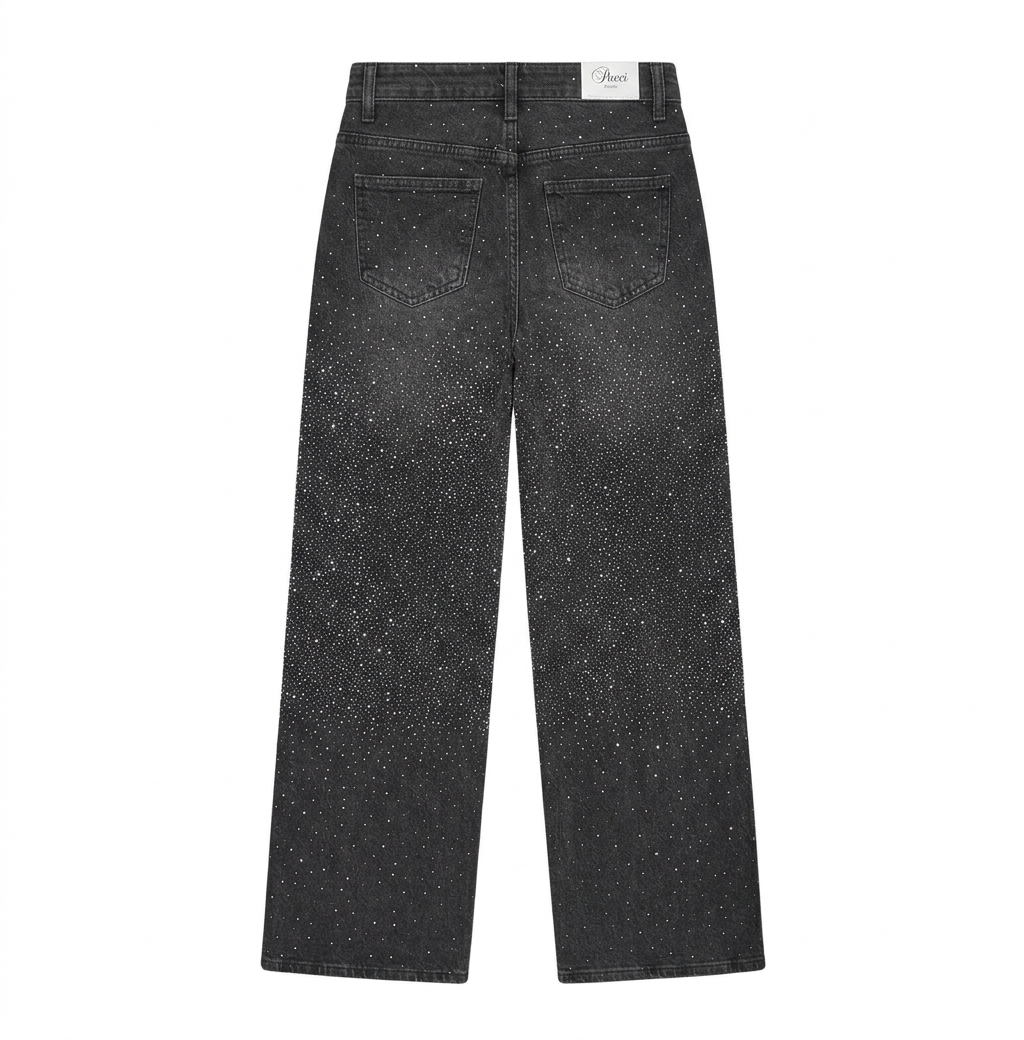 Jeans Wide Leg Shine Flex – Linea Luxury Outlet