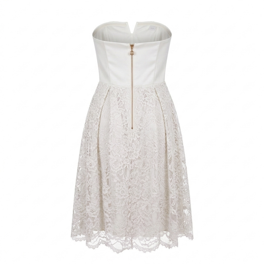 Abito Midi in Pizzo a Fascia Denny Rose - Art. 411DD15006
