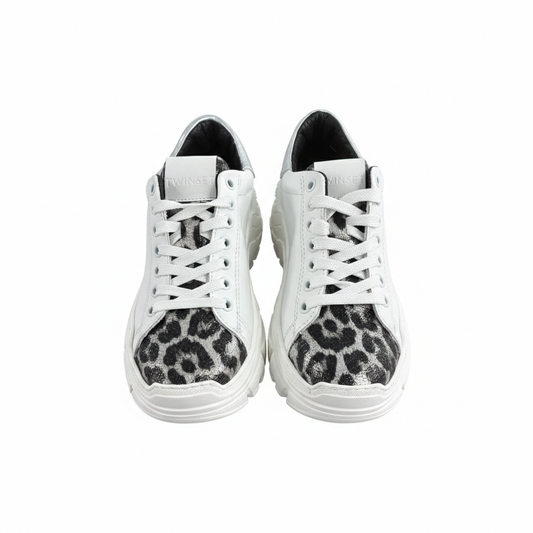Snakers Twinset Milano con inserto Leopardato