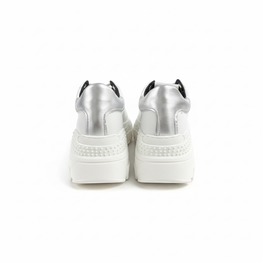 Snakers Twinset Milano con inserto Leopardato