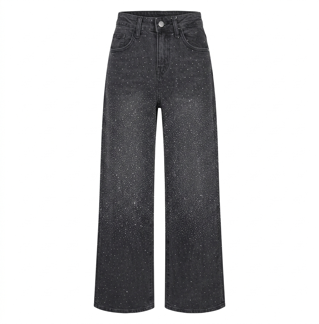 Jeans Wide Leg Shine Flex – Linea Luxury Outlet