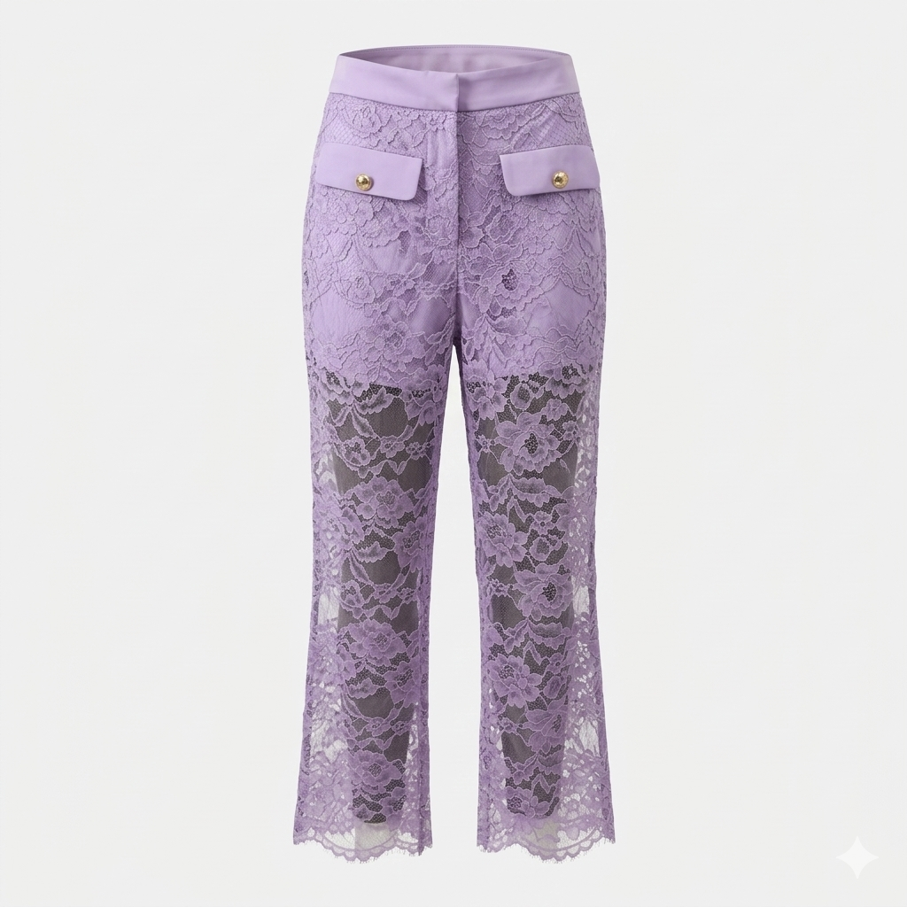 Pantalone in Pizzo Denny Rose - Art. 411DD25008