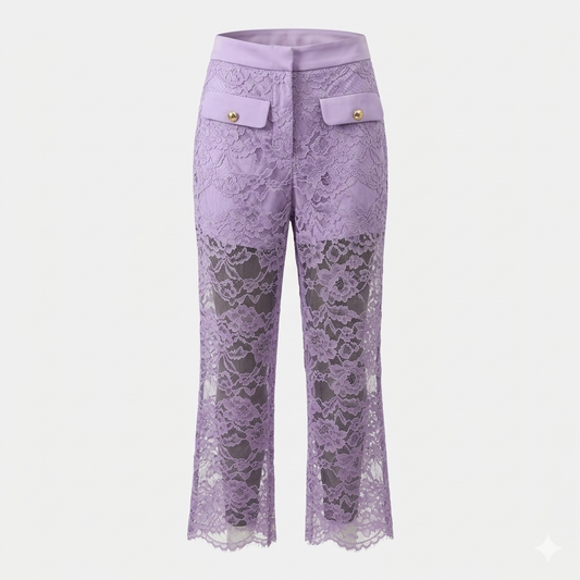 Pantalone in Pizzo Denny Rose - Art. 411DD25008