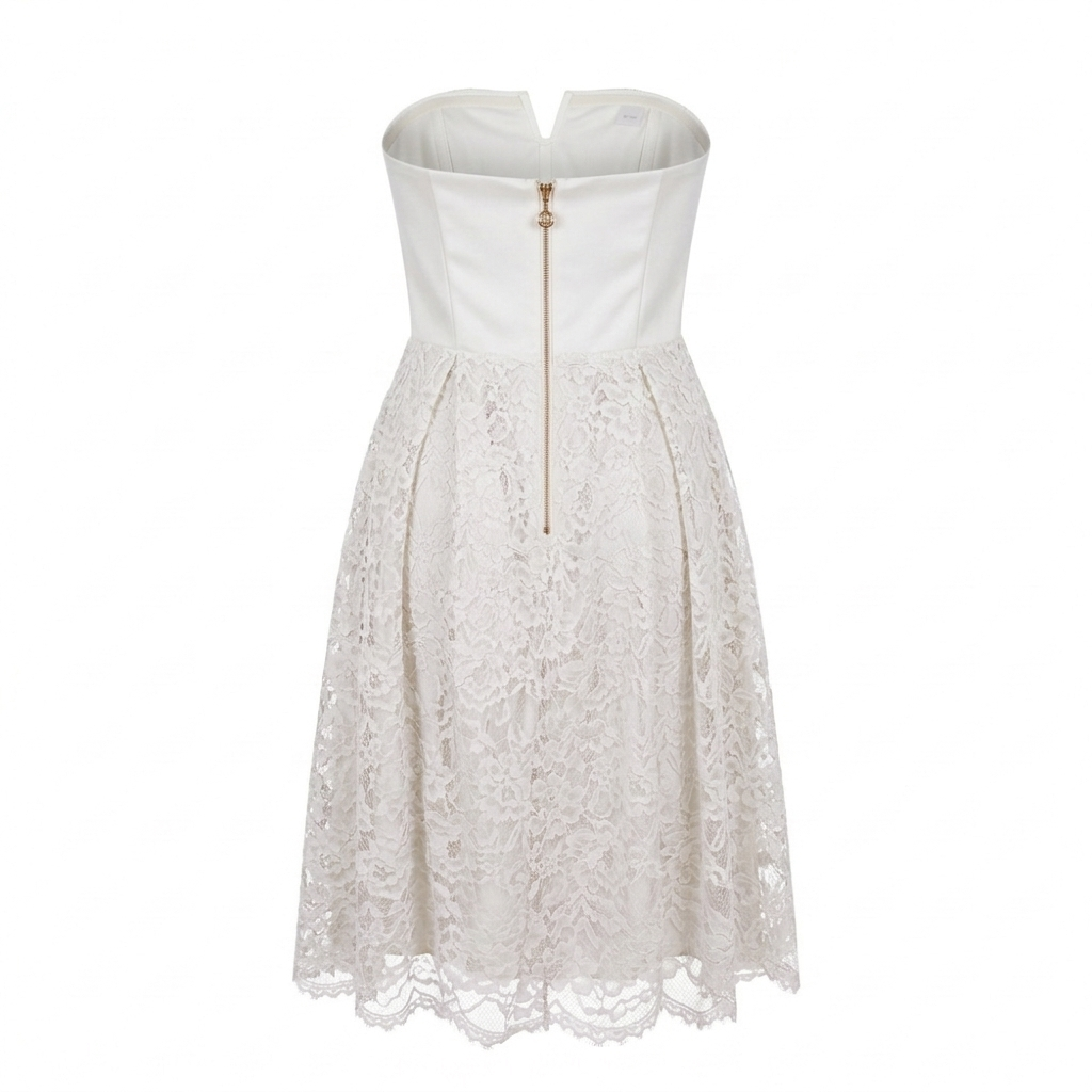 Abito Midi in Pizzo a Fascia Denny Rose - Art. 411DD15006