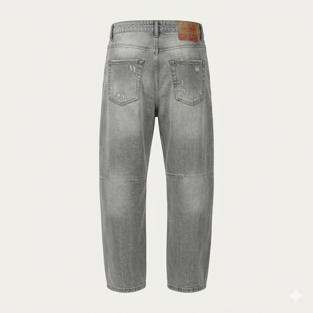 Jeans Denim Just West  Relaxed Fit Grigio Distressed - Art. CE-J05BK17