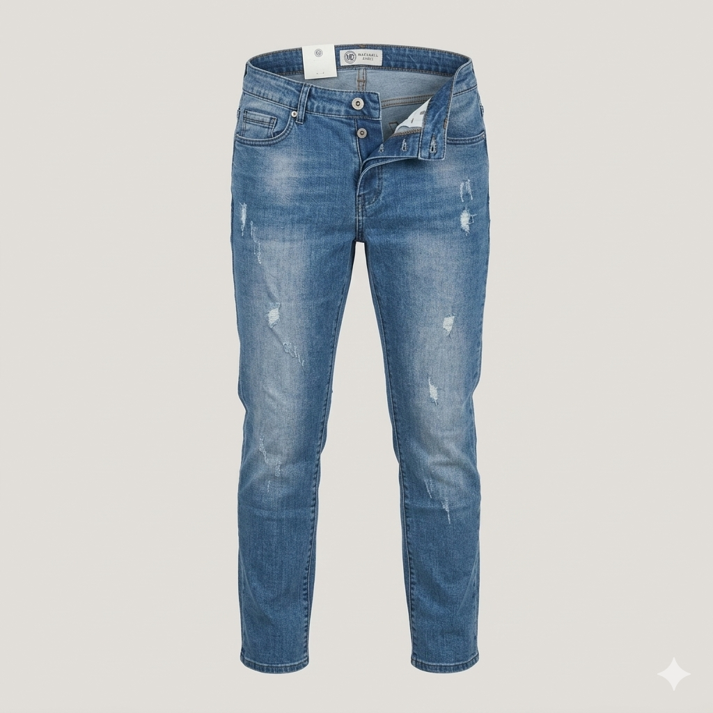 Jeans Marshall Angel Style 6073 - Denim Slim Fit con Effetto Distressed