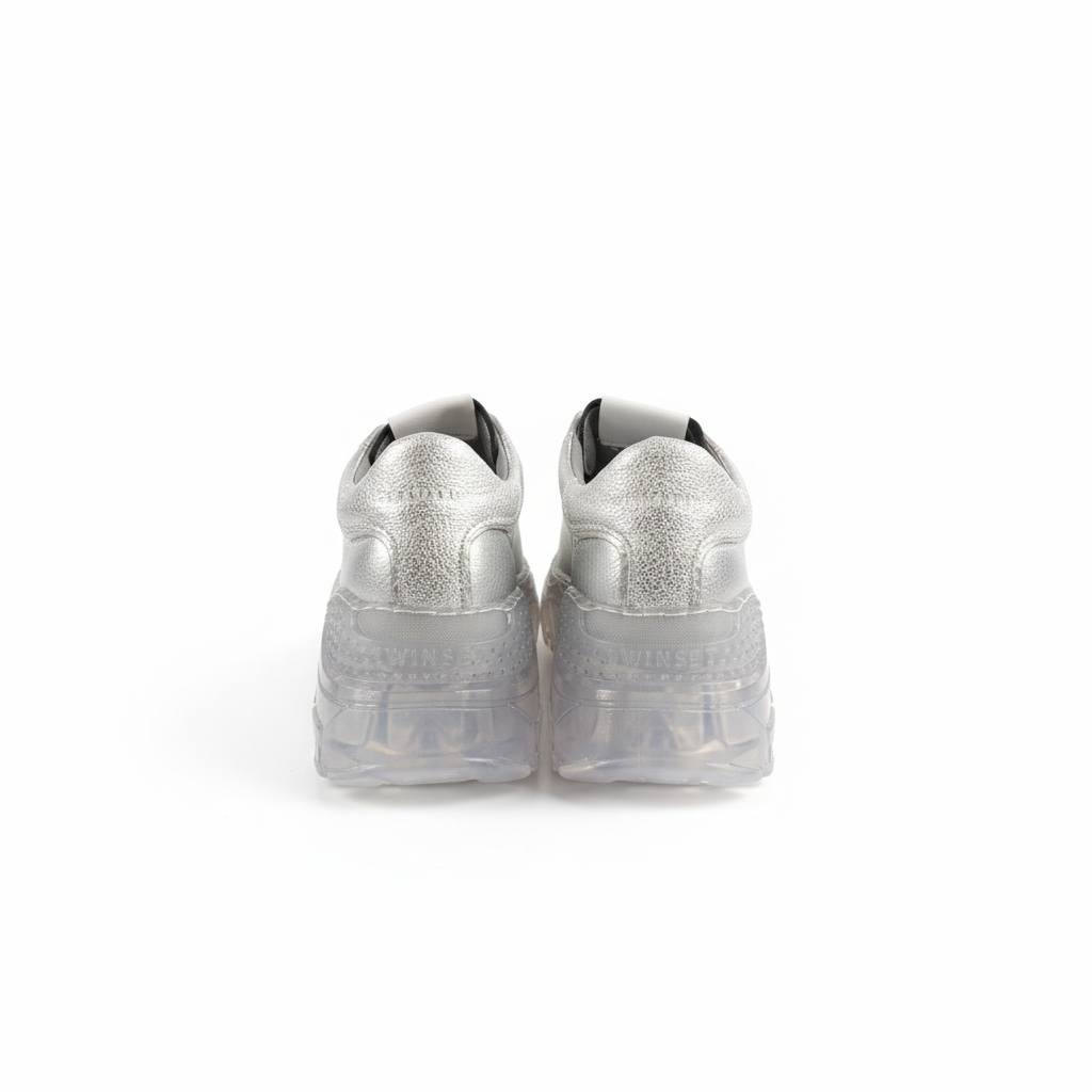 Snakers Twinset Milano con inserto Leopardato
