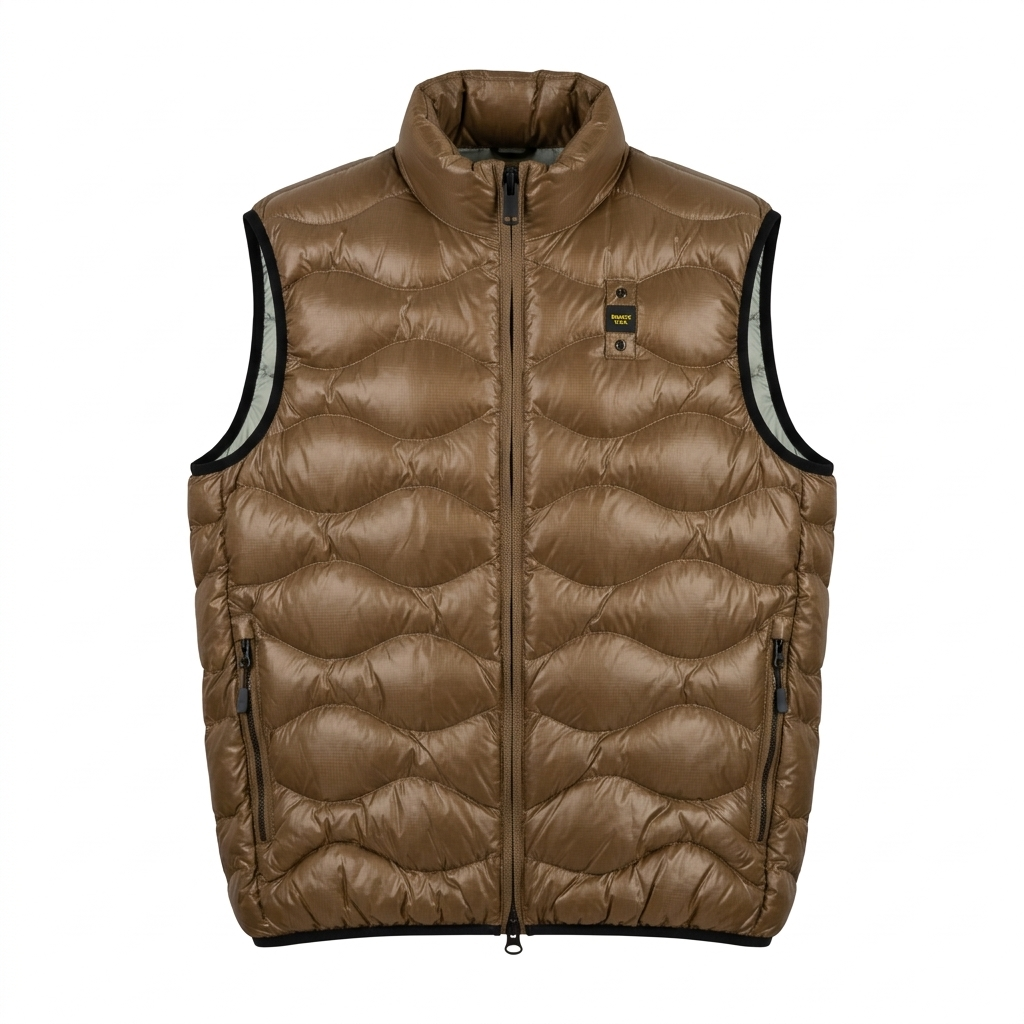 Gilet Blauer Wave con imbottitura ecologica