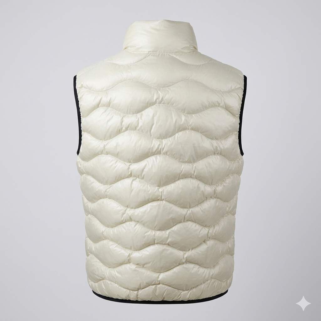 Gilet Blauer Wave con imbottitura ecologica